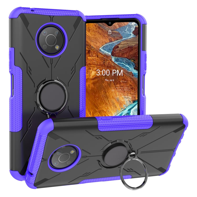 For Nokia G300 Armor Bear Shockproof PC + TPU Phone Case with Ring Holder