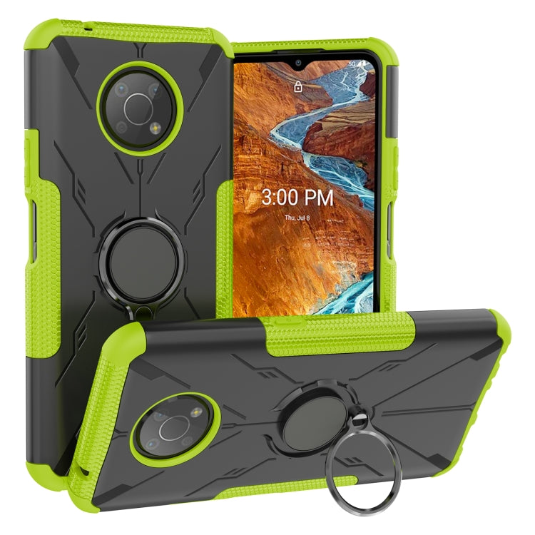 For Nokia G300 Armor Bear Shockproof PC + TPU Phone Case with Ring Holder