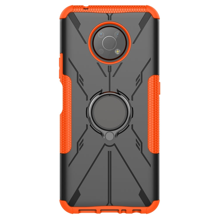 For Nokia G300 Armor Bear Shockproof PC + TPU Phone Case with Ring Holder