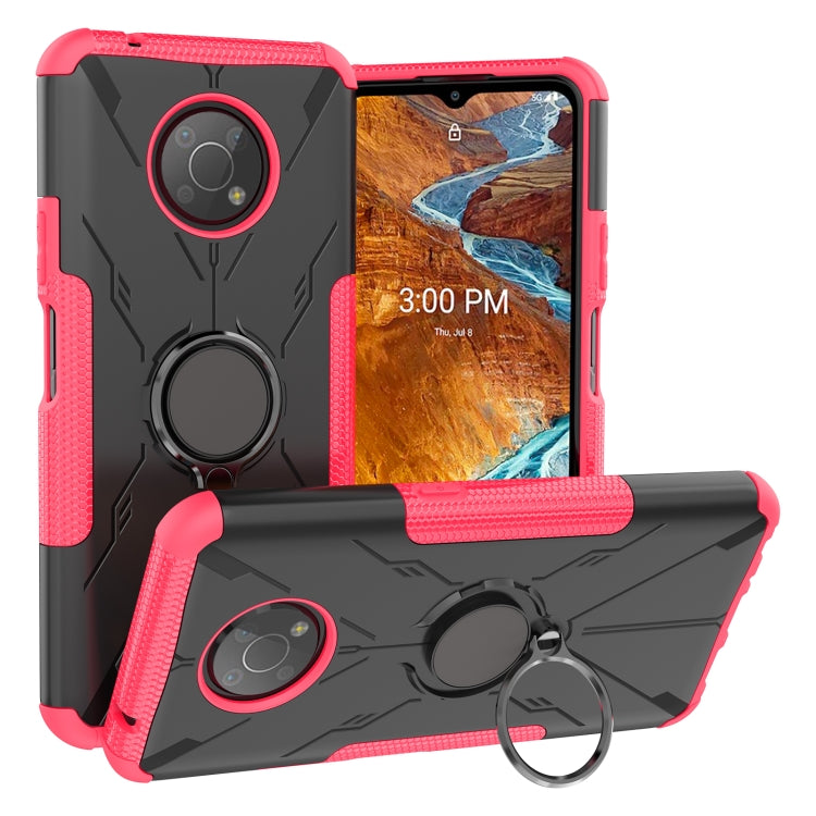 For Nokia G300 Armor Bear Shockproof PC + TPU Phone Case with Ring Holder