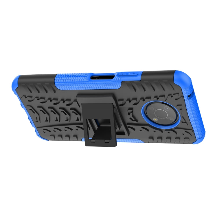 For Nokia G300 Tire Texture TPU + PC Phone Case with Holder