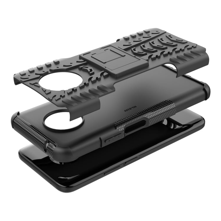 For Nokia G300 Tire Texture TPU + PC Phone Case with Holder