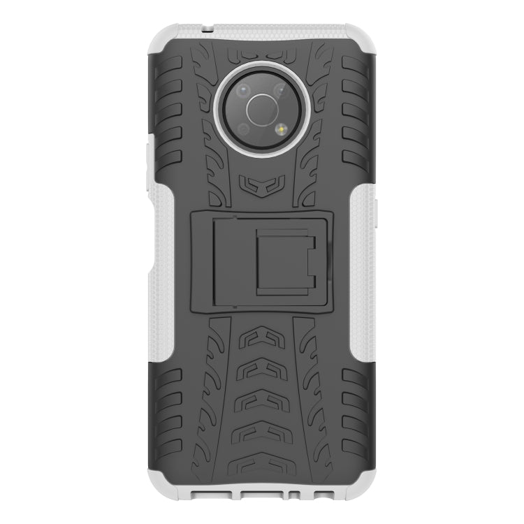 For Nokia G300 Tire Texture TPU + PC Phone Case with Holder