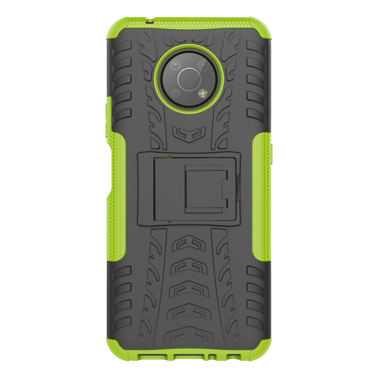 For Nokia G300 Tire Texture TPU + PC Phone Case with Holder