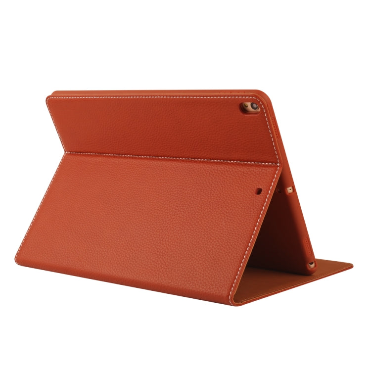 For iPad 10.2 2021 / 2020 / 2019 GEBEI PU+TPU Horizontal Flip Protective Case with Holder & Card Slots
