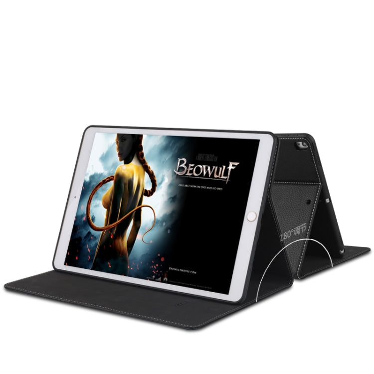 For iPad 10.2 2021 / 2020 / 2019 GEBEI PU+TPU Horizontal Flip Protective Case with Holder & Card Slots