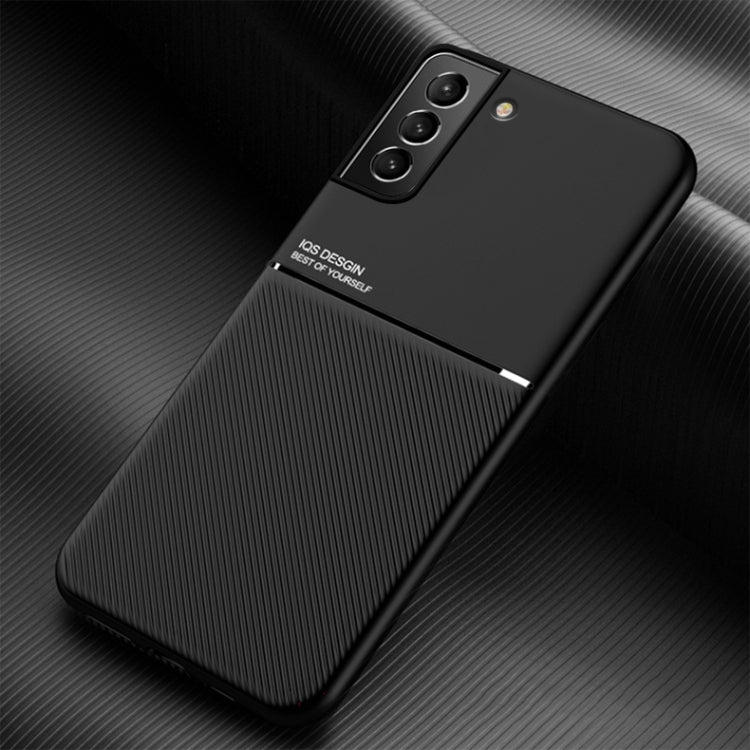 For Samsung Galaxy S22+ 5G Classic Tilt Strip Grain Magnetic Shockproof PC + TPU Phone Case