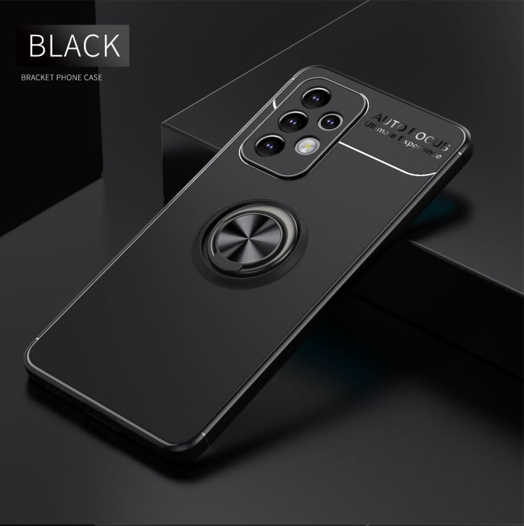 For Samsung Galaxy A33 5G Metal Ring Holder 360 Degree Rotating TPU Phone Case