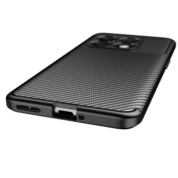 For OnePlus 10 Pro 5G Carbon Fiber Texture Shockproof TPU Phone Case