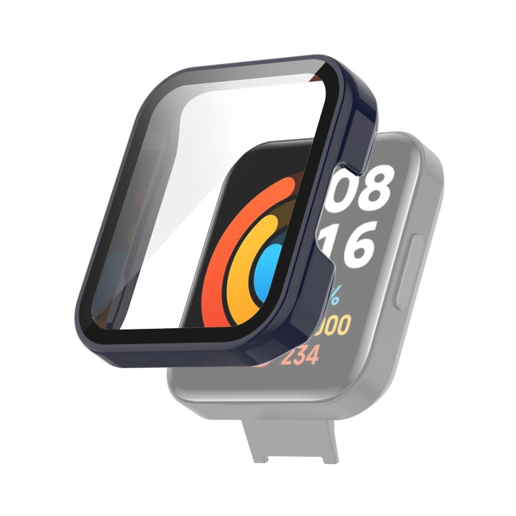 For Xiaomi Redmi Watch 2 PC + Tempered Glass Watch Protective Case