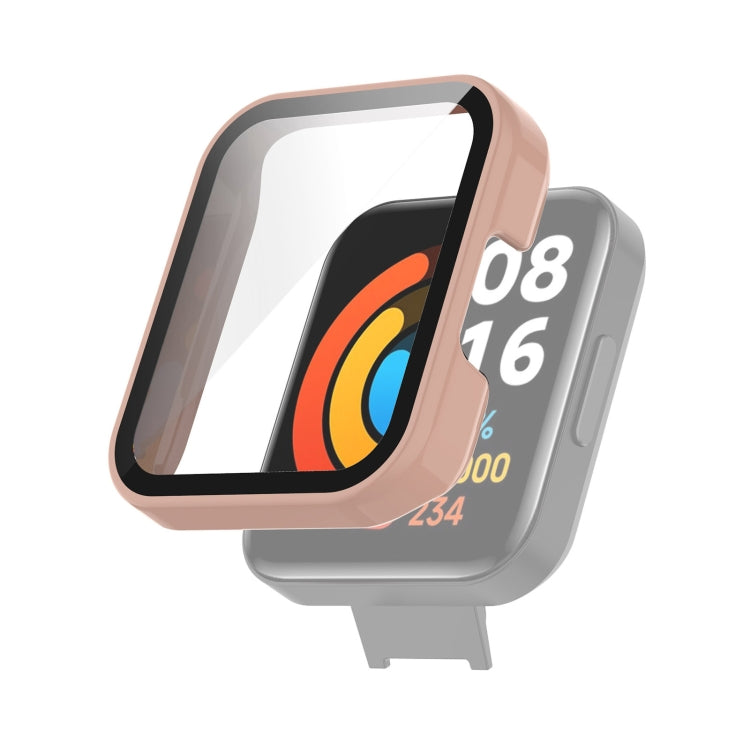 For Xiaomi Redmi Watch 2 PC + Tempered Glass Watch Protective Case