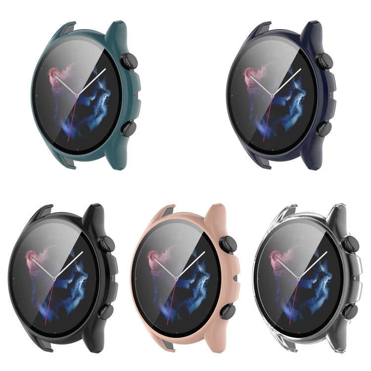 For Amazfit GTR 3 / GTR 3 Pro PC + Tempered Glass Watch Protective Case