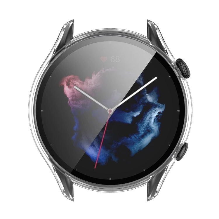 For Amazfit GTR 3 / GTR 3 Pro PC + Tempered Glass Watch Protective Case