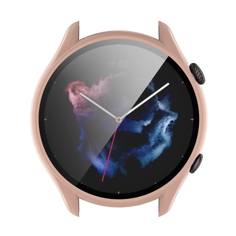 For Amazfit GTR 3 / GTR 3 Pro PC + Tempered Glass Watch Protective Case