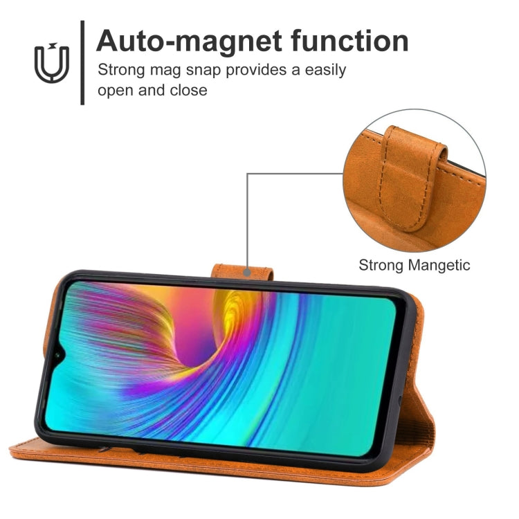 Leather Phone Case For Tecno Pop 4