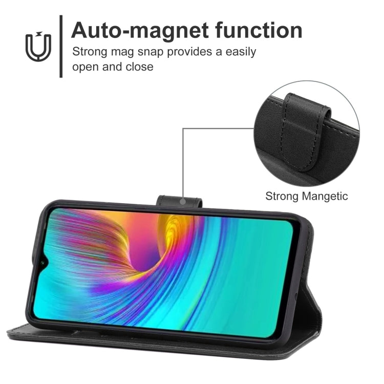 Leather Phone Case For Tecno Pop 4