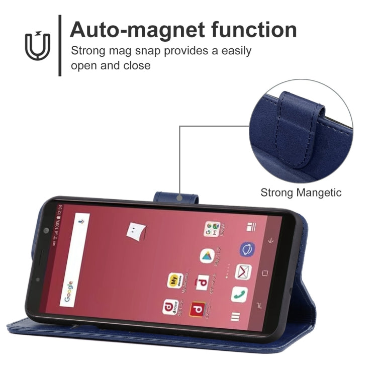 Leather Phone Case For Samsung Galaxy Feel 2 / SC-02L JP Version