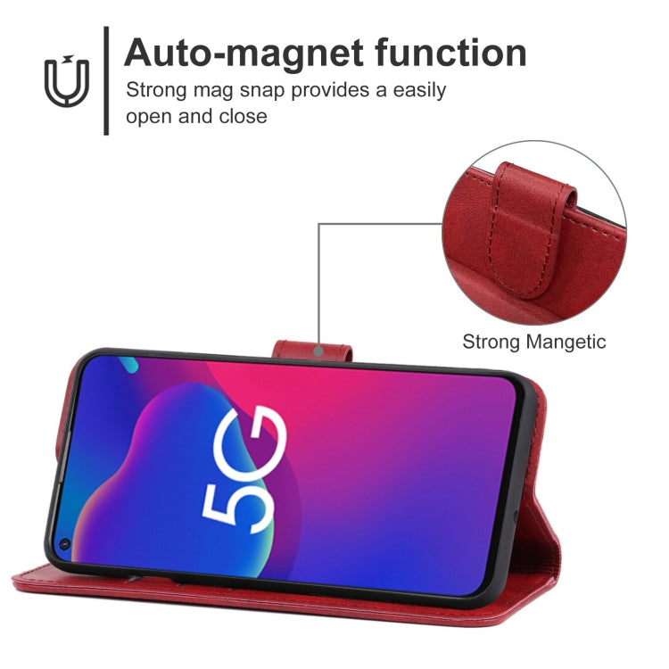 Leather Phone Case For ZTE Axon 11 SE 5G / Blade V2020