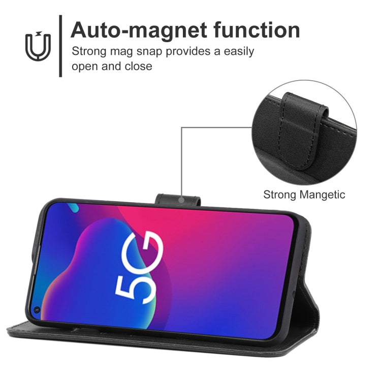 Leather Phone Case For ZTE Axon 11 SE 5G / Blade V2020