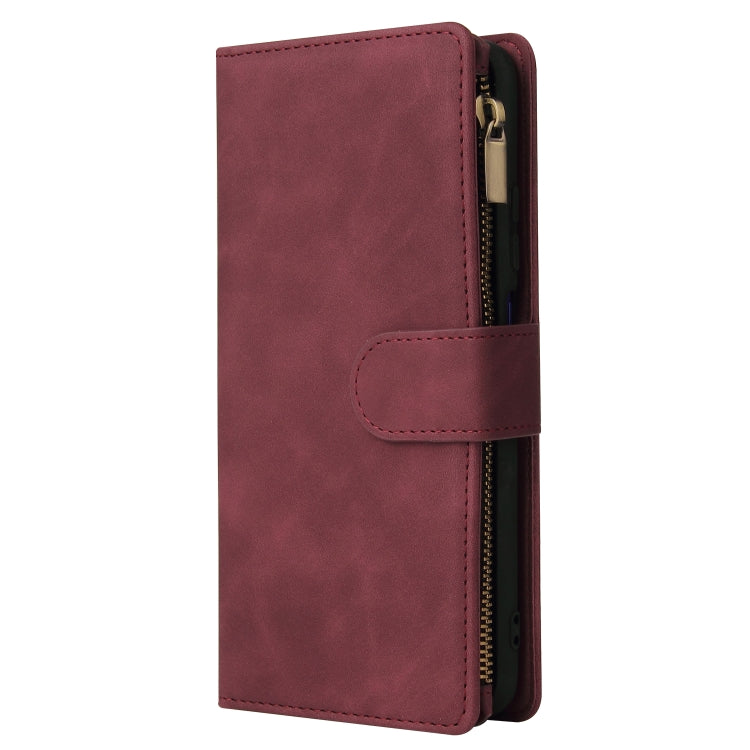 For Xiaomi Redmi Note 9 4G Multifunctional Phone Leather Case with Card Slot & Holder & Zipper Wallet & Photo Frame