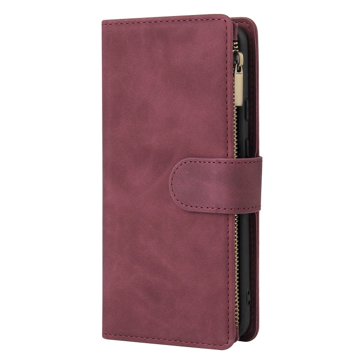 For Google Pixel 5a 5G Multifunctional Phone Leather Case with Card Slot & Holder & Zipper Wallet & Photo Frame
