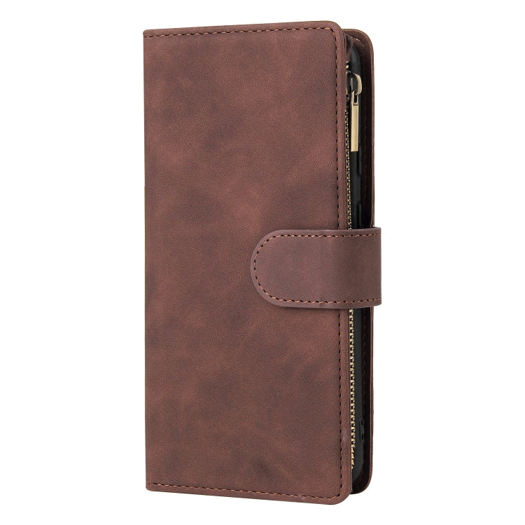 For Google Pixel 5a 5G Multifunctional Phone Leather Case with Card Slot & Holder & Zipper Wallet & Photo Frame