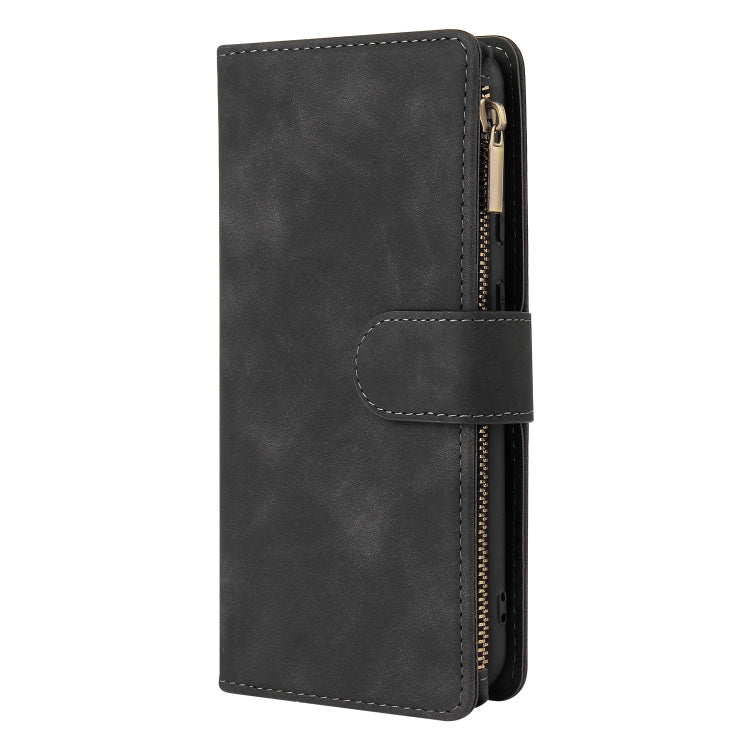 For Google Pixel 5a 5G Multifunctional Phone Leather Case with Card Slot & Holder & Zipper Wallet & Photo Frame