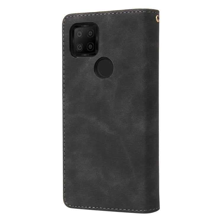For Google Pixel 5a 5G Multifunctional Phone Leather Case with Card Slot & Holder & Zipper Wallet & Photo Frame