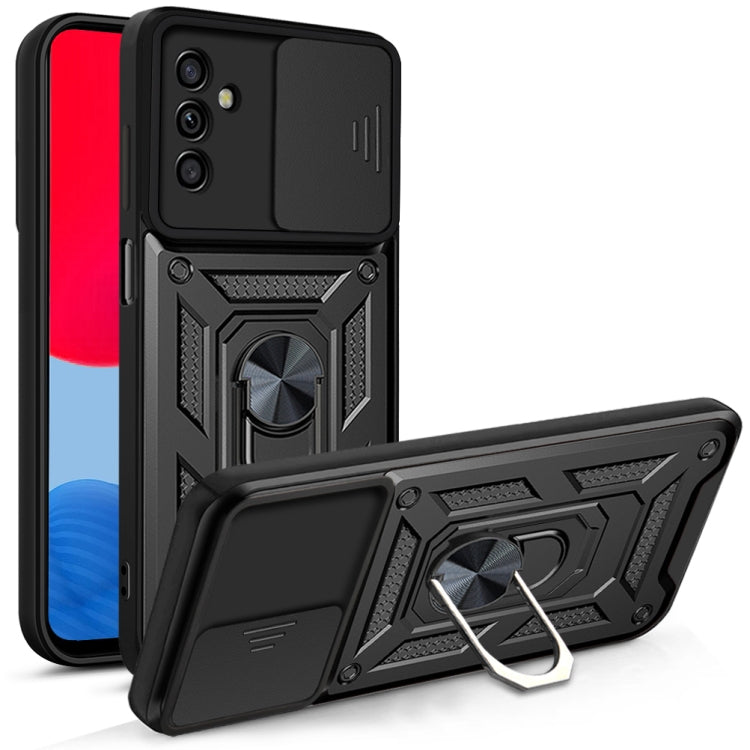 For Samsung Galaxy A13 5G Sliding Camera Cover Design TPU+PC Phone Protective Case