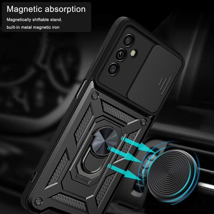 For Samsung Galaxy A13 5G Sliding Camera Cover Design TPU+PC Phone Protective Case