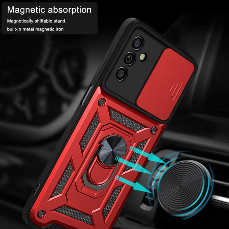 For Samsung Galaxy A13 5G Sliding Camera Cover Design TPU+PC Phone Protective Case