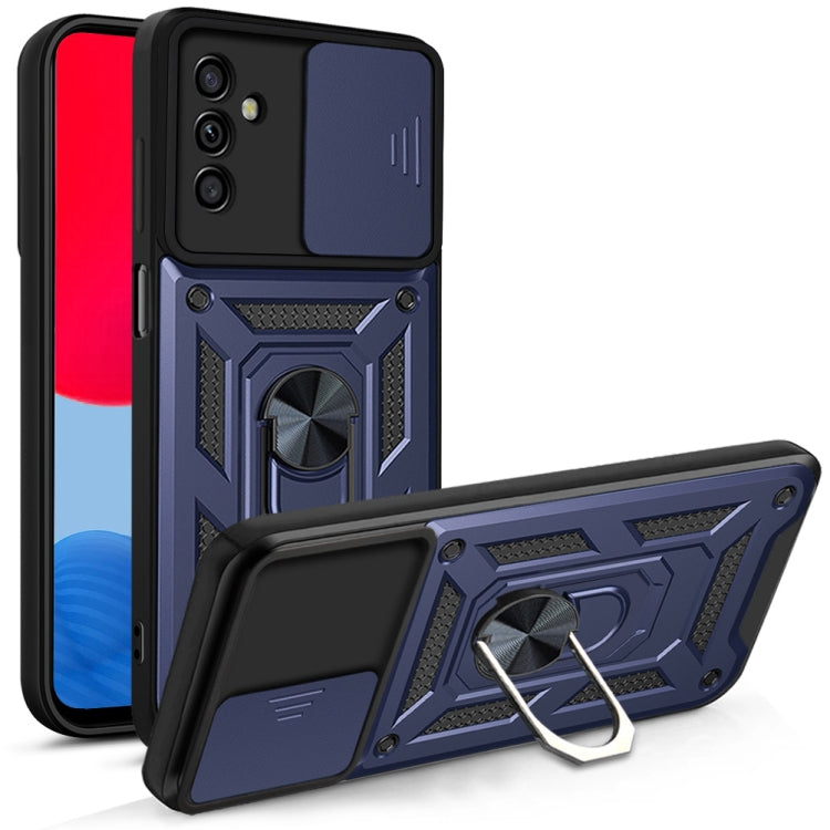 For Samsung Galaxy A13 5G Sliding Camera Cover Design TPU+PC Phone Protective Case