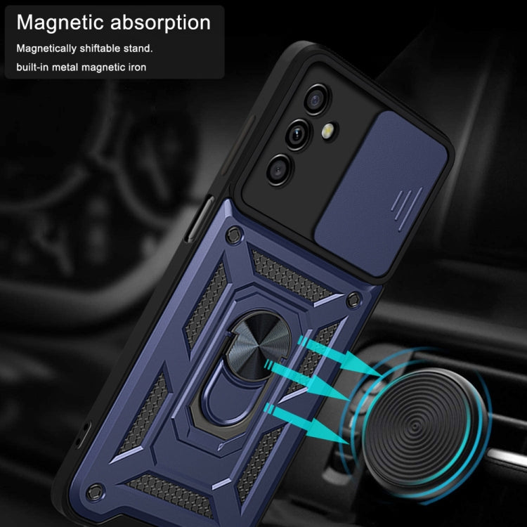 For Samsung Galaxy A13 5G Sliding Camera Cover Design TPU+PC Phone Protective Case