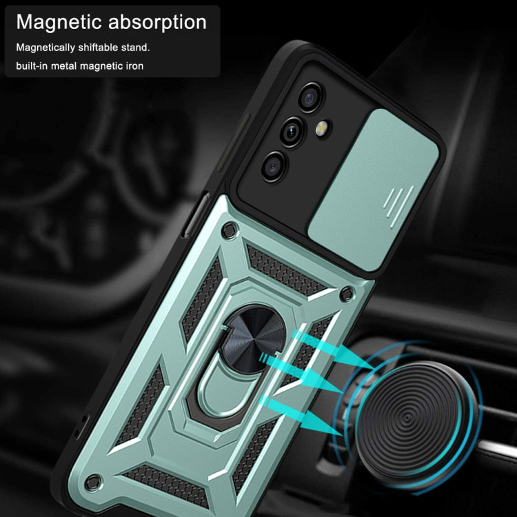 For Samsung Galaxy A13 5G Sliding Camera Cover Design TPU+PC Phone Protective Case