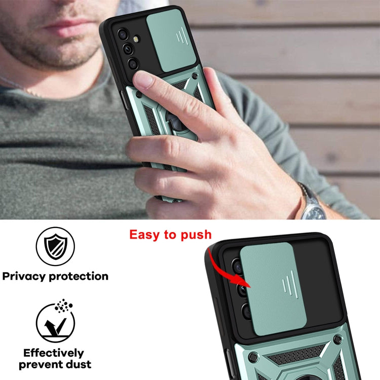 For Samsung Galaxy A13 5G Sliding Camera Cover Design TPU+PC Phone Protective Case