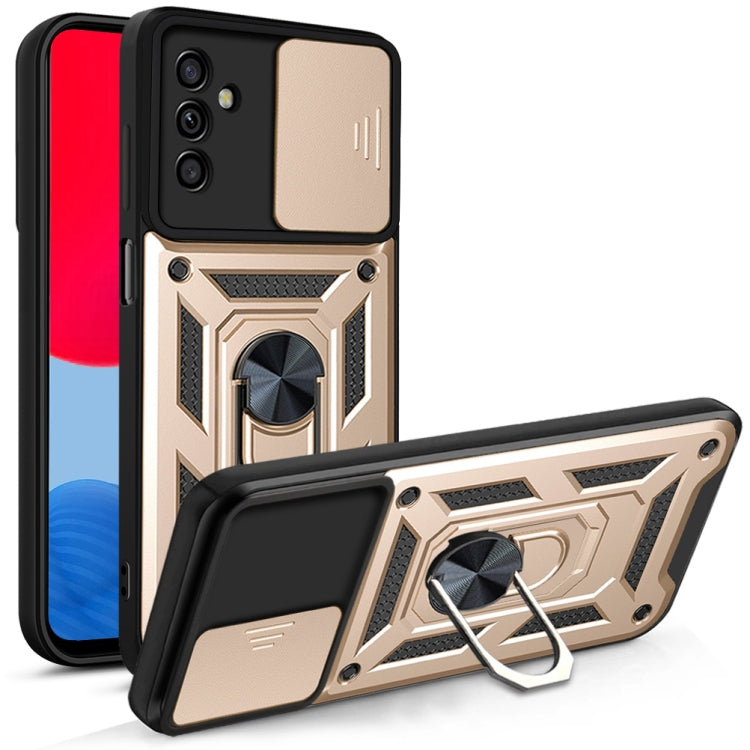 For Samsung Galaxy A13 5G Sliding Camera Cover Design TPU+PC Phone Protective Case