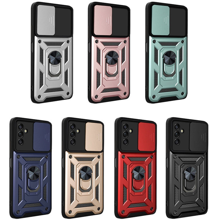 For Samsung Galaxy A13 5G Sliding Camera Cover Design TPU+PC Phone Protective Case