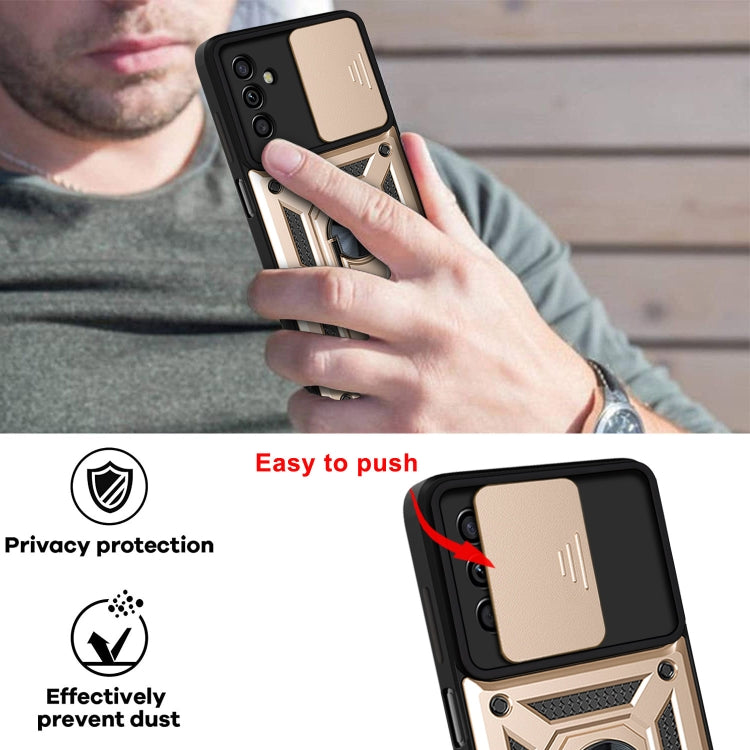 For Samsung Galaxy A13 5G Sliding Camera Cover Design TPU+PC Phone Protective Case