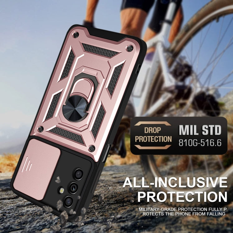 For Samsung Galaxy A13 5G Sliding Camera Cover Design TPU+PC Phone Protective Case