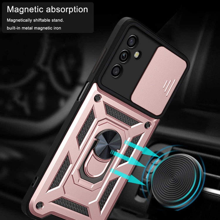 For Samsung Galaxy A13 5G Sliding Camera Cover Design TPU+PC Phone Protective Case