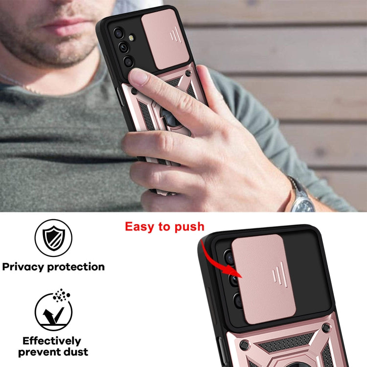 For Samsung Galaxy A13 5G Sliding Camera Cover Design TPU+PC Phone Protective Case