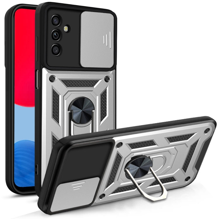 For Samsung Galaxy A13 5G Sliding Camera Cover Design TPU+PC Phone Protective Case