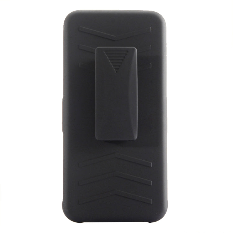For Galaxy S9 PC + Silicone Back Clip Sliding Sleeve Protective Case(Black)