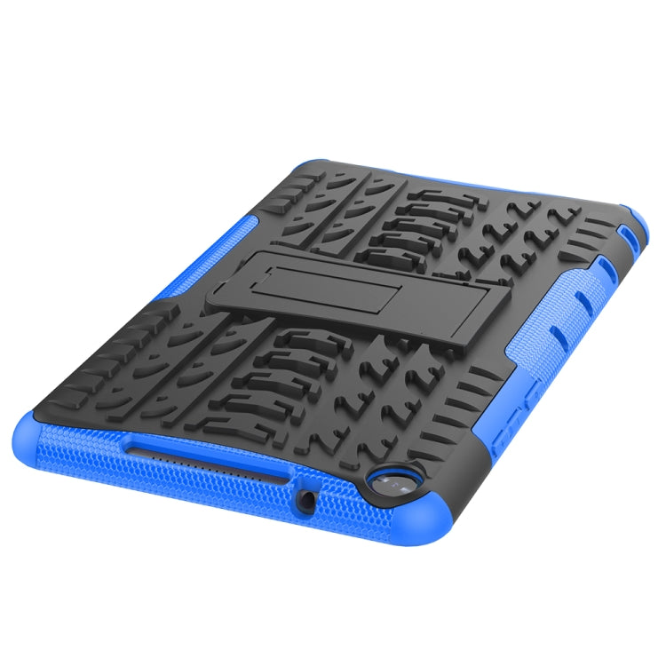 For Huawei MediaPad M5 Lite 8 Tire Texture TPU + PC Shockproof Case with Holder