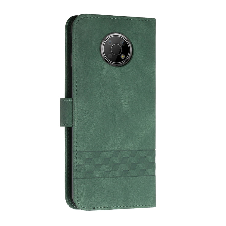 For Nokia G300 Cubic Skin Feel Flip Leather Phone Case