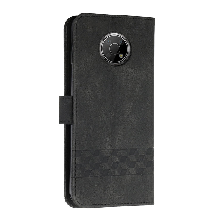 For Nokia G300 Cubic Skin Feel Flip Leather Phone Case