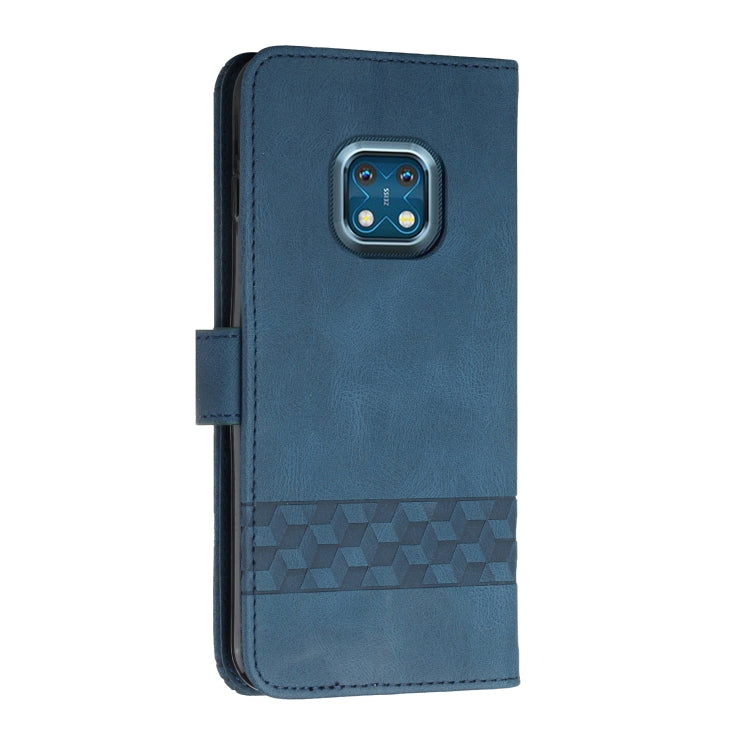For Nokia XR20 Cubic Skin Feel Flip Leather Phone Case