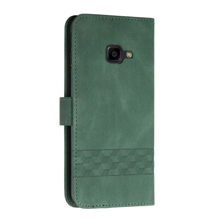 For Samsung Galaxy Xcover 4 Cubic Skin Feel Flip Leather Phone Case