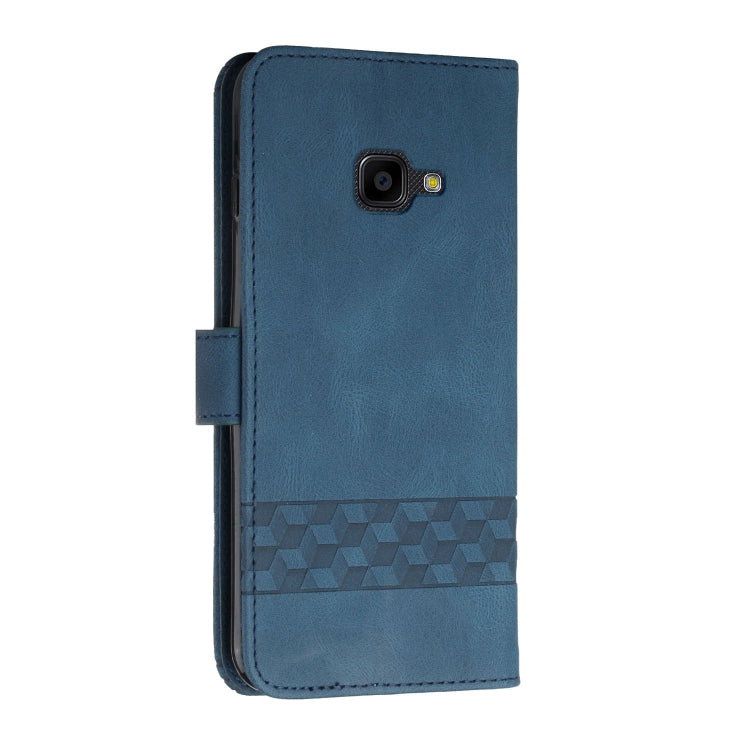 For Samsung Galaxy Xcover 4 Cubic Skin Feel Flip Leather Phone Case