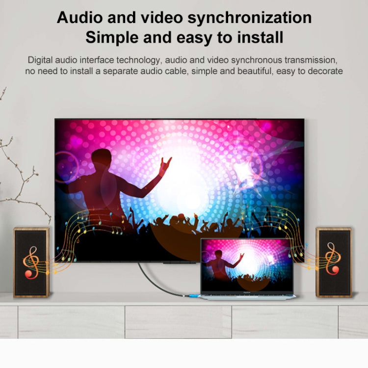 HDMI 2.0 Male to HDMI 2.0 Male 4K HD Active Optical Cable, Cable Length:10m